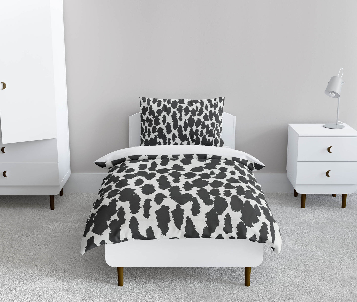 Animal Splat Comforter Set