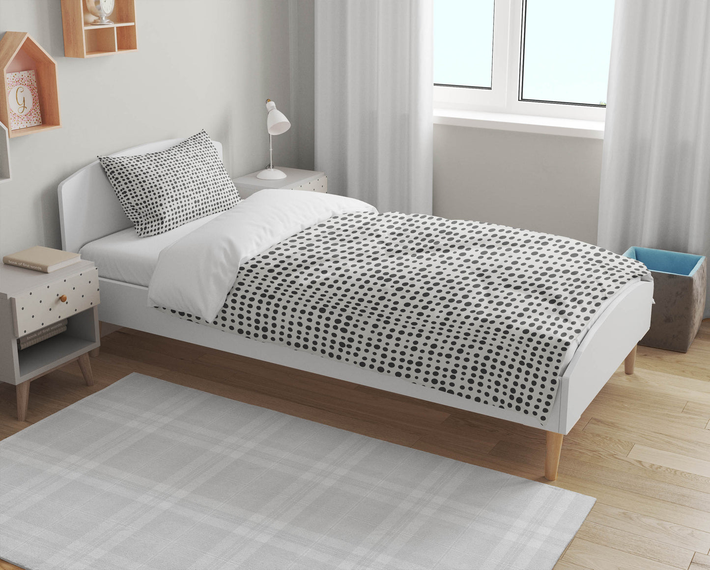 Assorted Dots Comforter Set