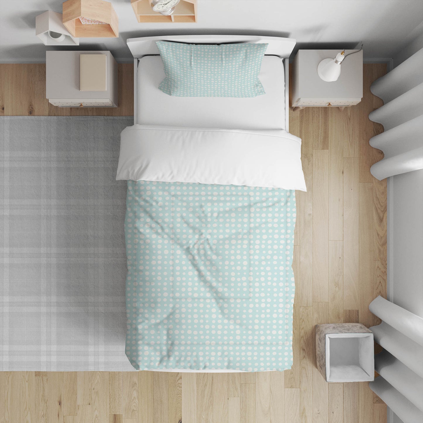 Assorted Dots Comforter Set