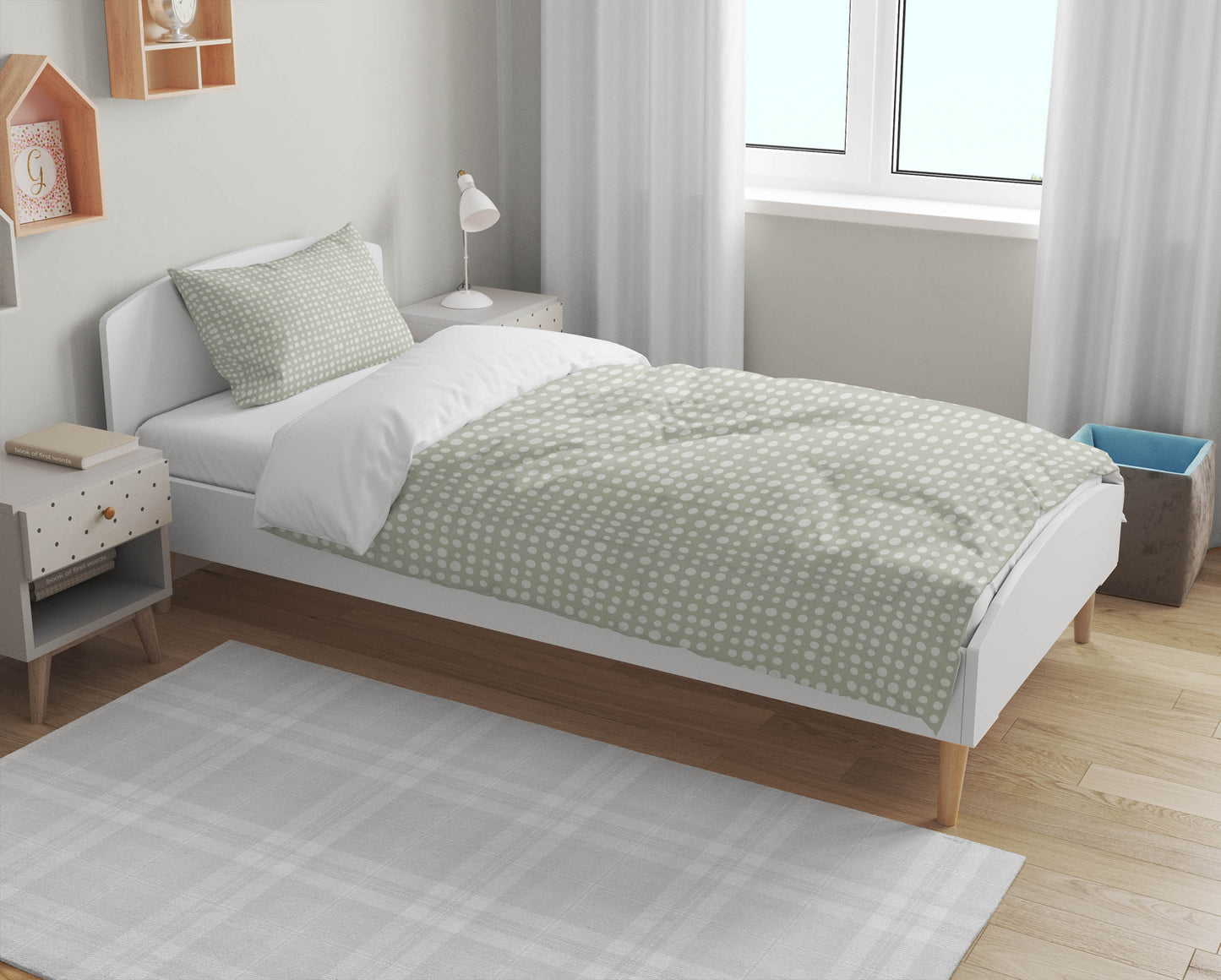 Assorted Dots Comforter Set