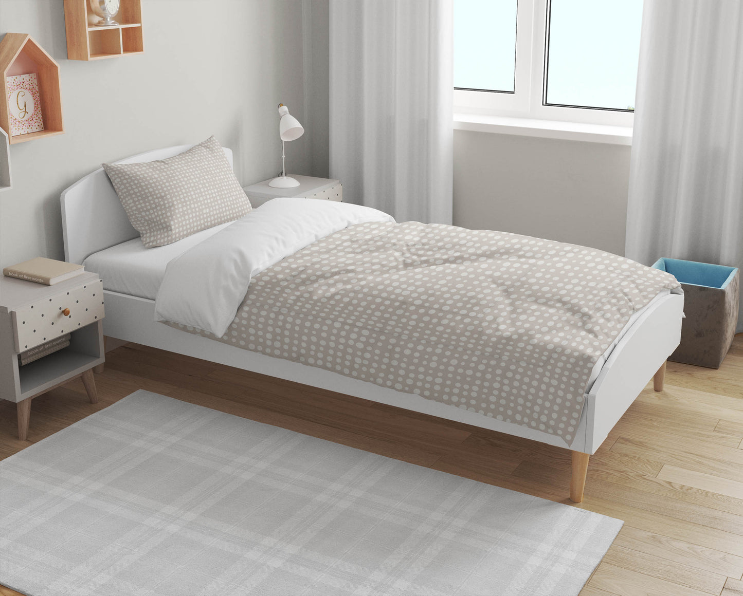 Assorted Dots Comforter Set
