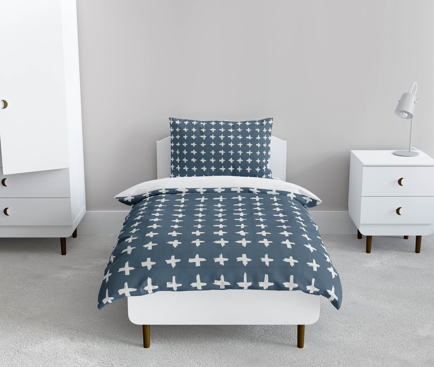 Check Comforter Set