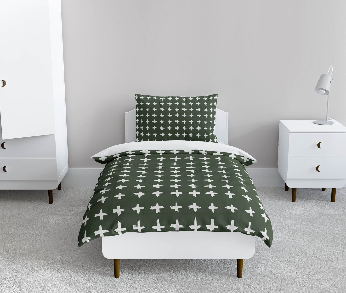 Check Comforter Set