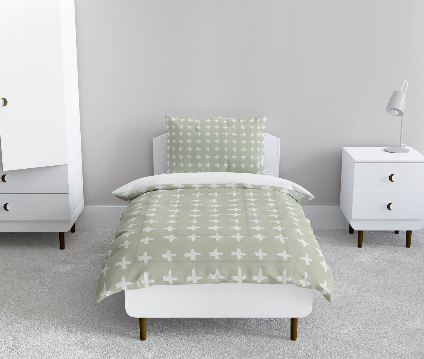 Check Comforter Set