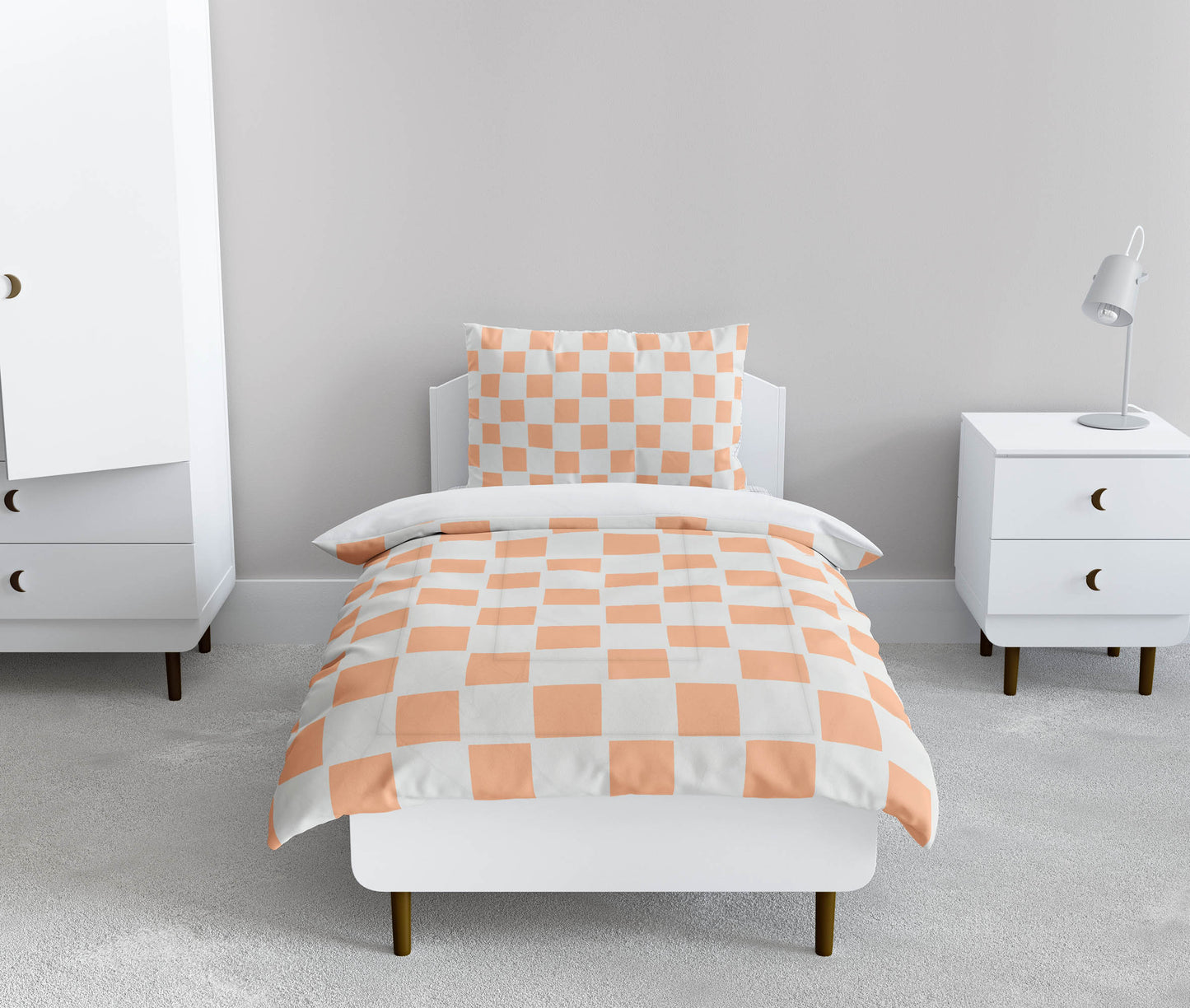 Checkered Comforter Set