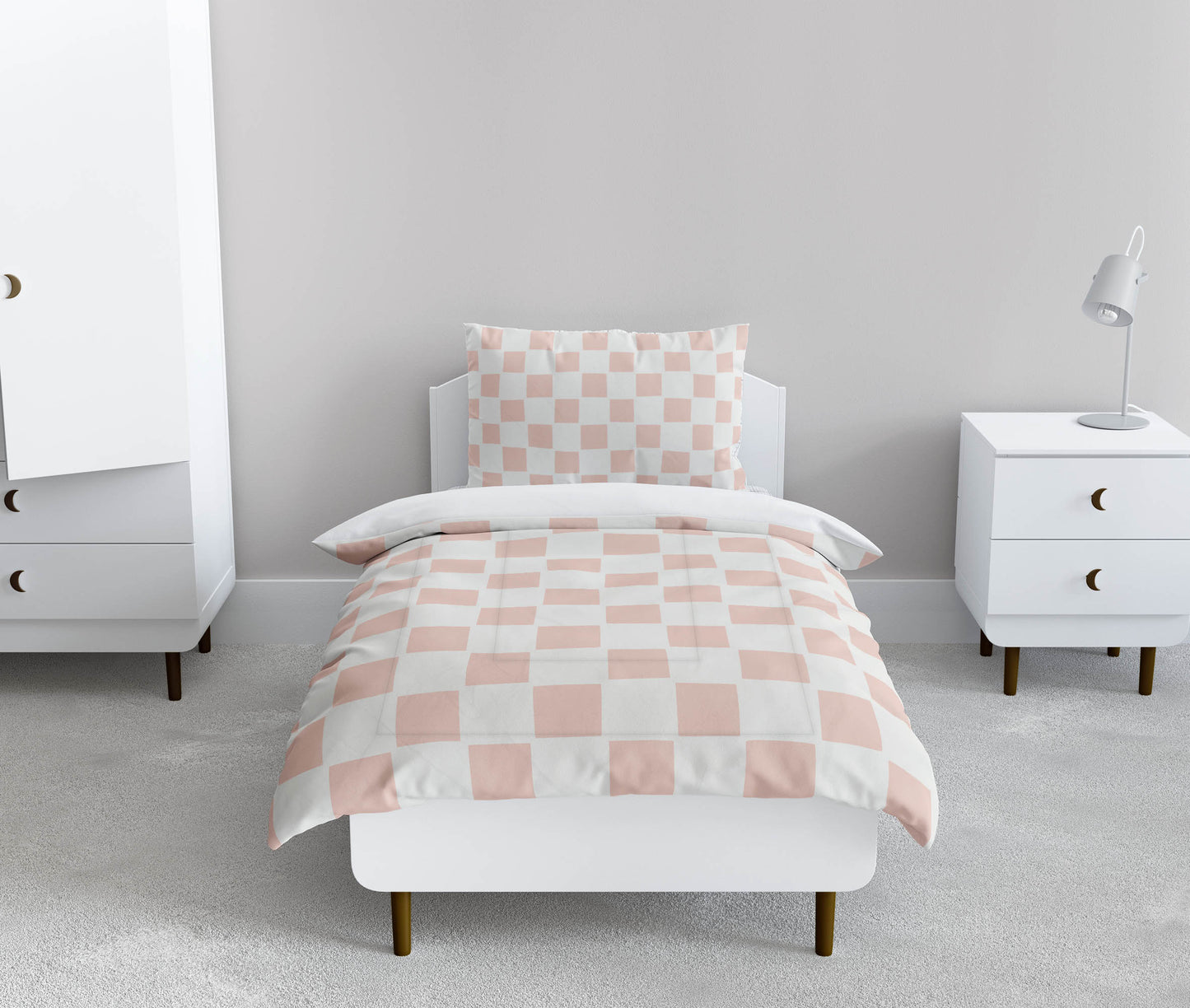Checkered Comforter Set