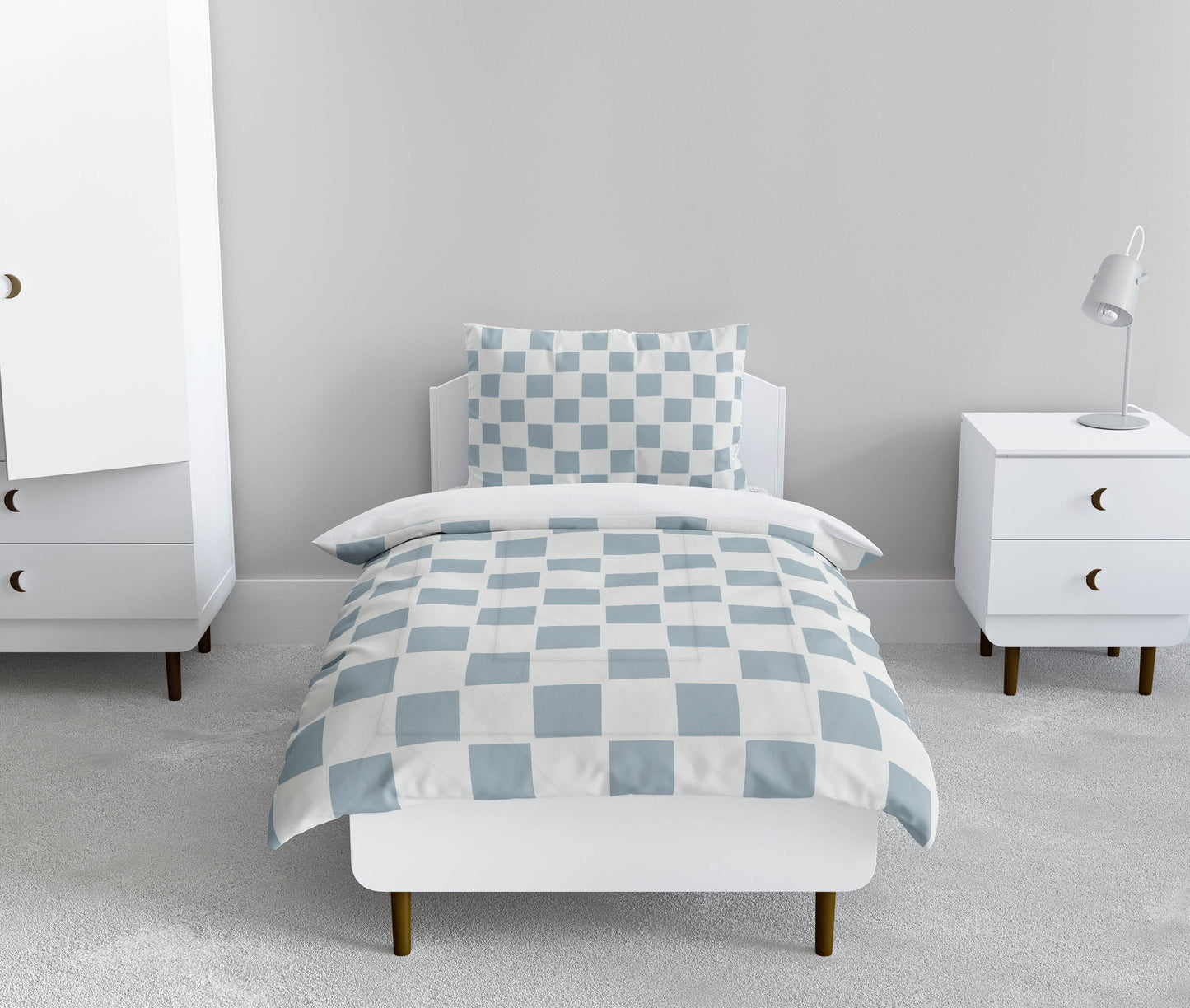 Checkered Comforter Set