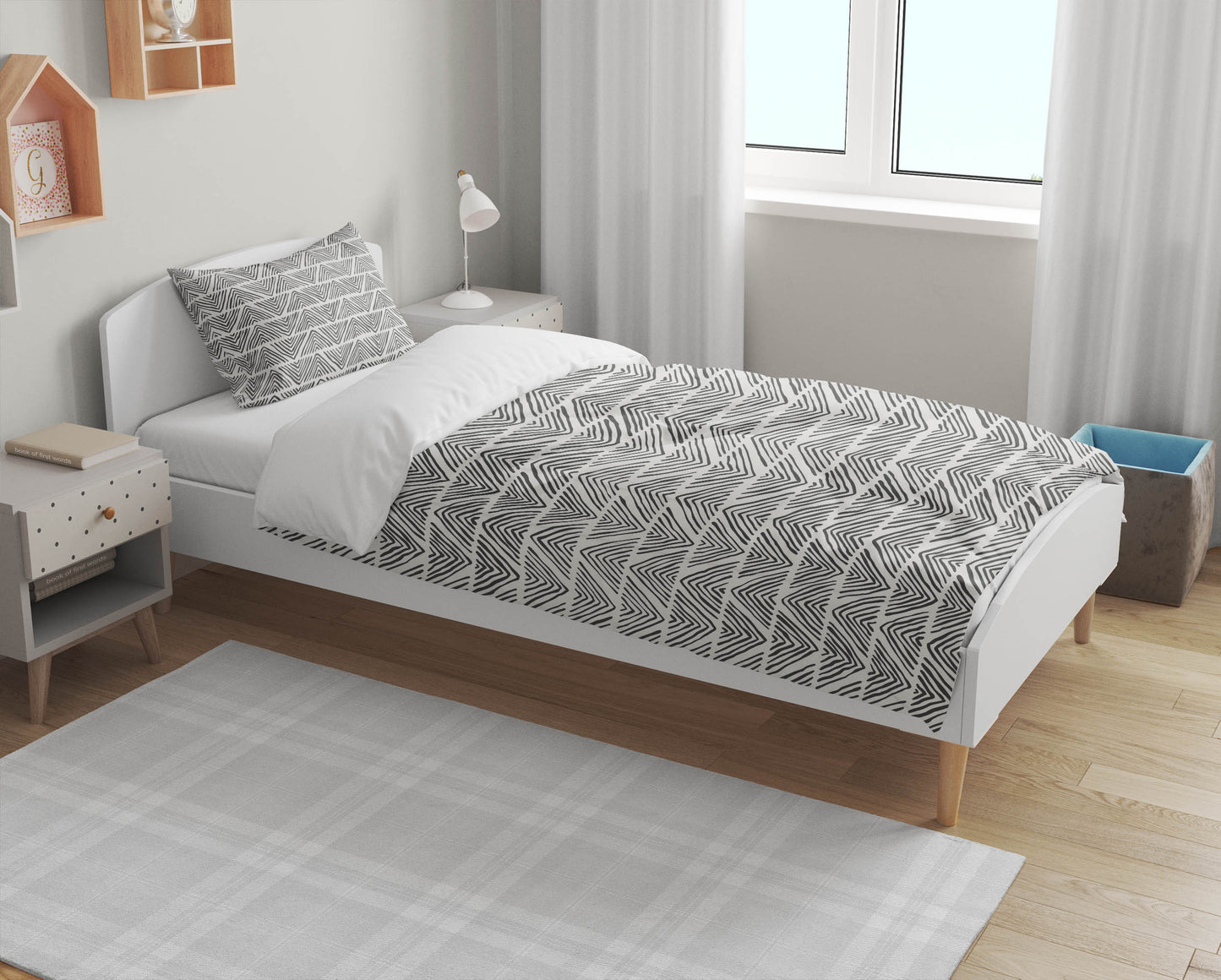 Chev Wave Stripe Comforter Set
