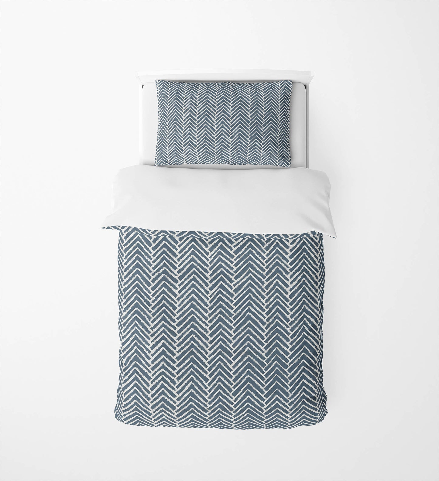 Chevron Block Comforter Set