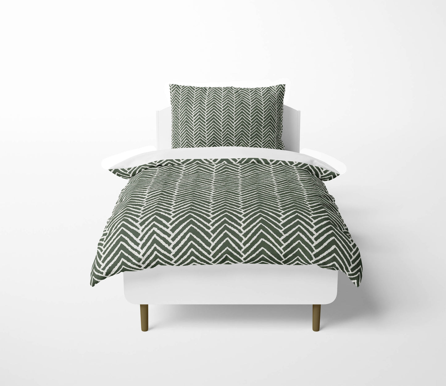 Chevron Block Comforter Set