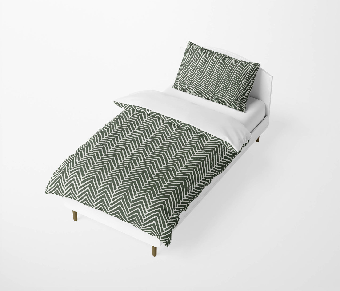 Chevron Block Comforter Set