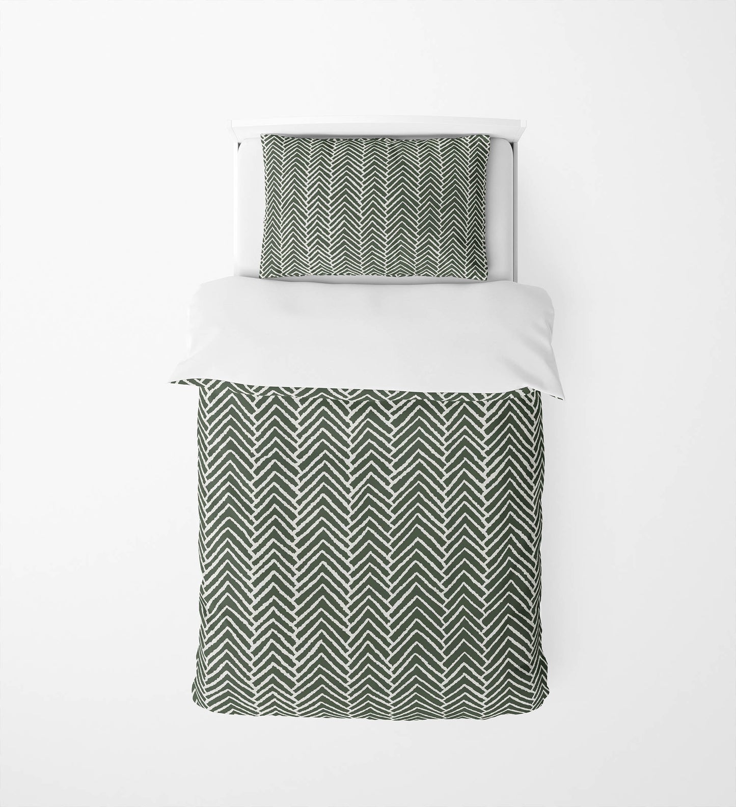 Chevron Block Comforter Set