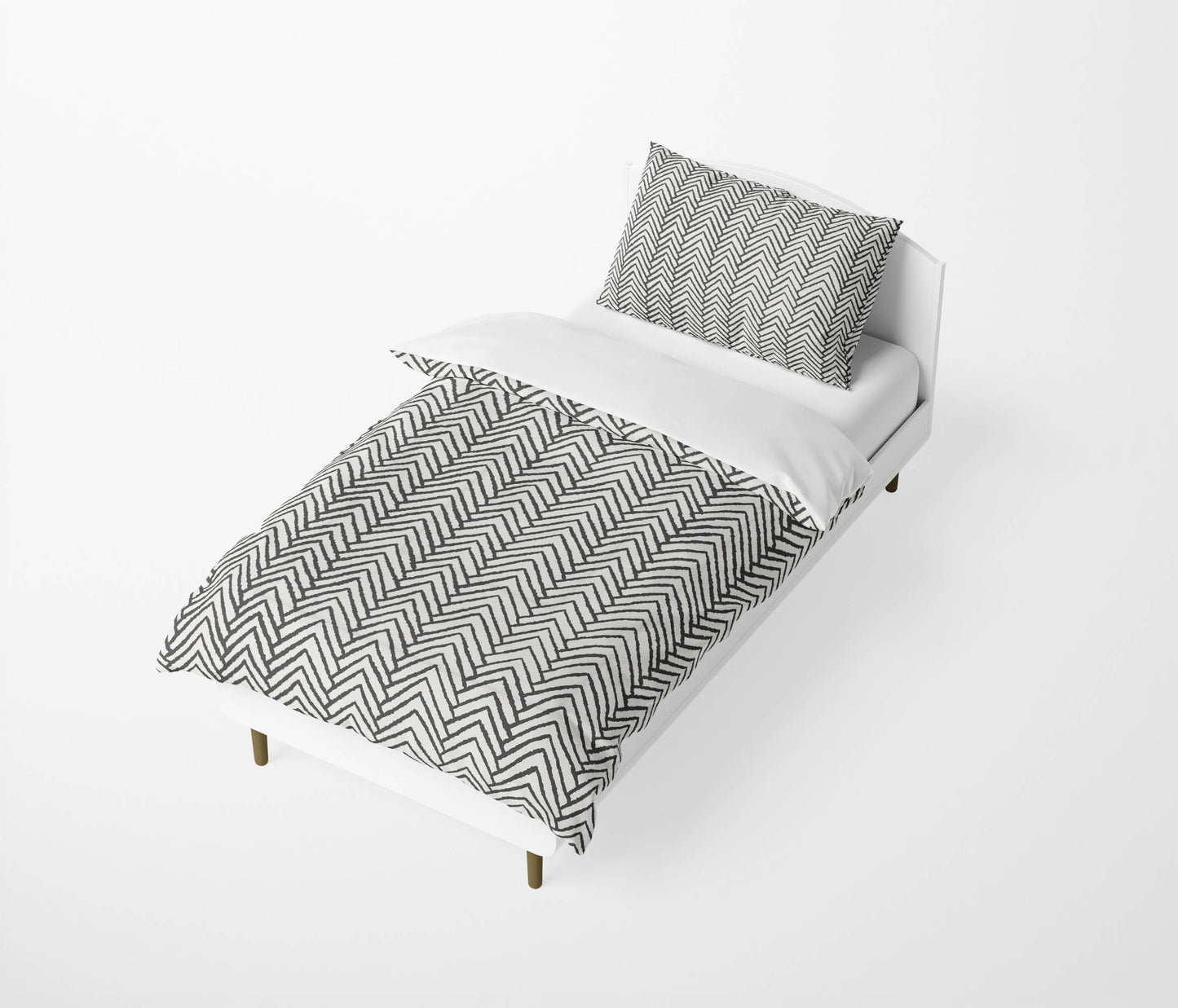 Chevron Block Comforter Set