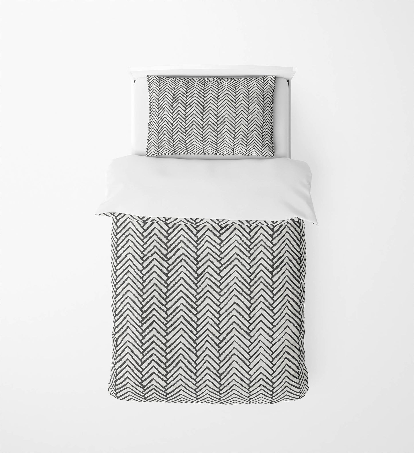 Chevron Block Comforter Set