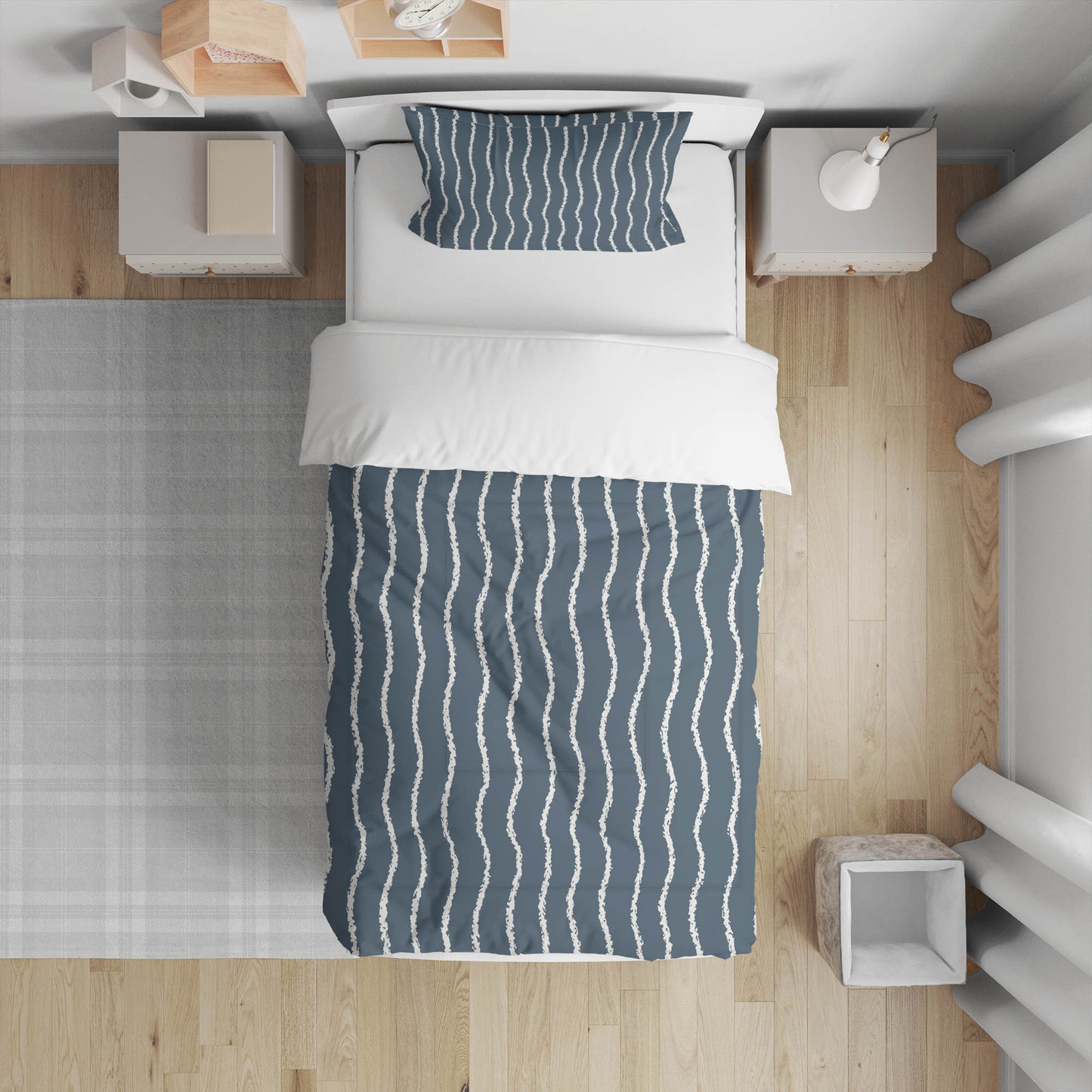 Wave Grunge Comforter Set