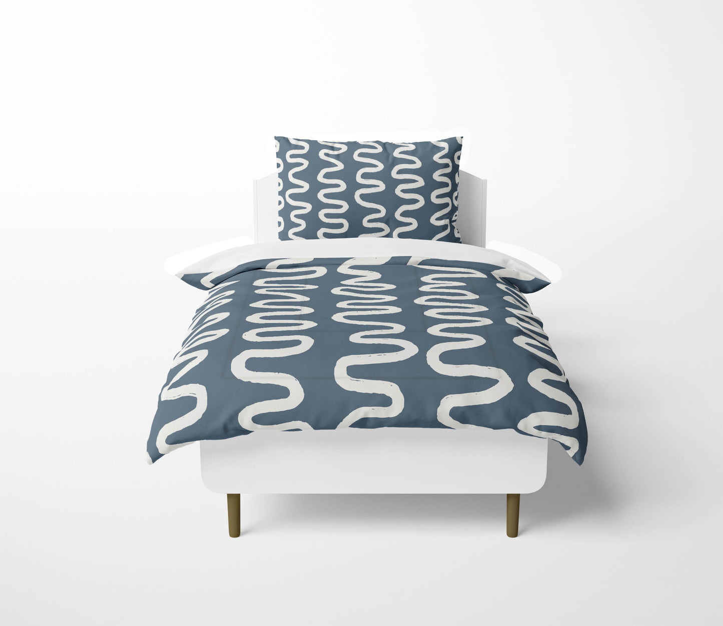 Wiggle Stripe Comforter Set