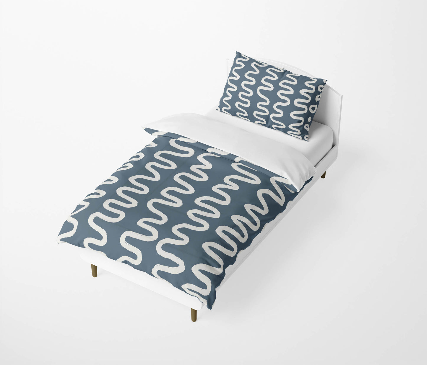 Wiggle Stripe Comforter Set
