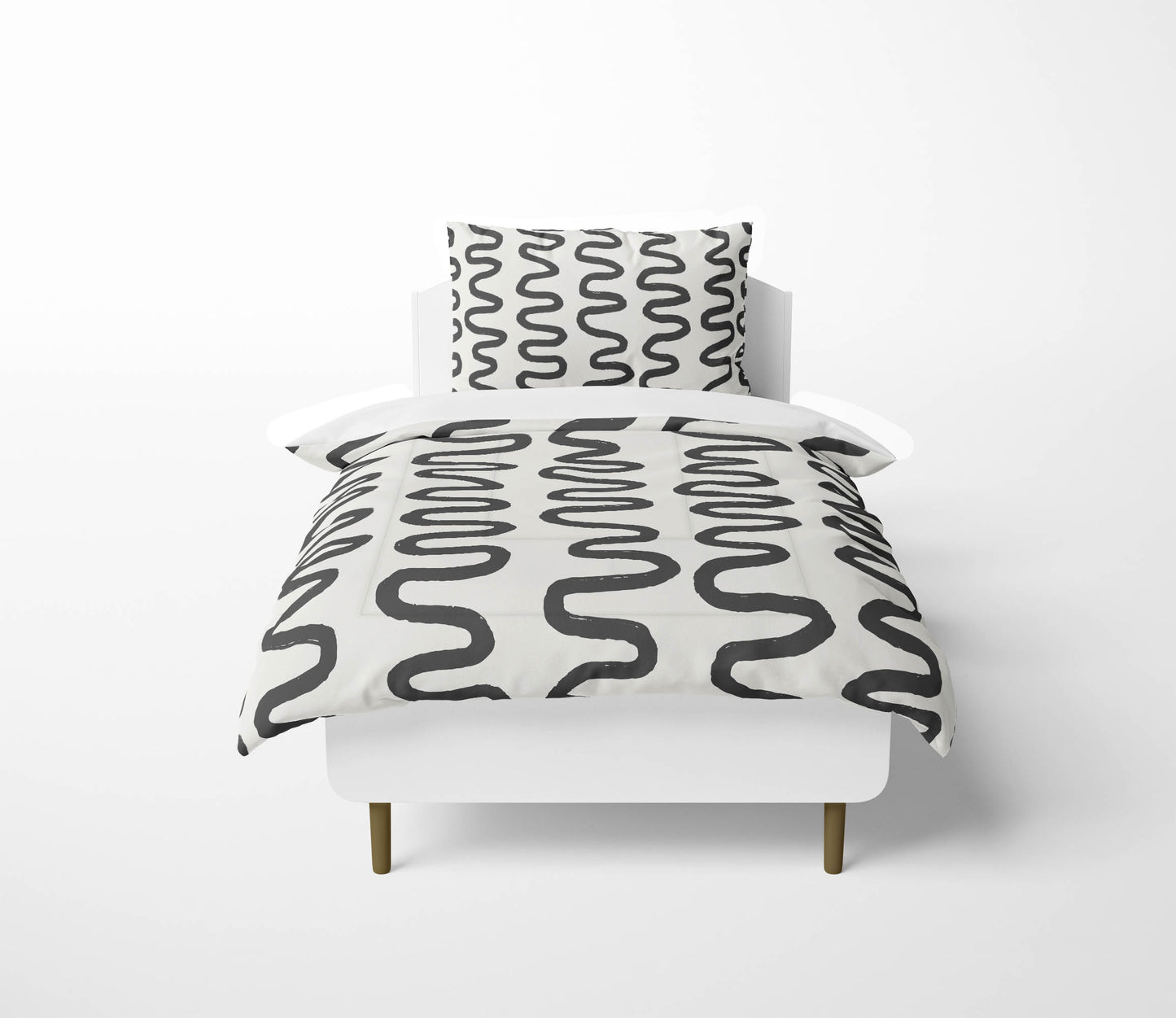 Wiggle Stripe Comforter Set