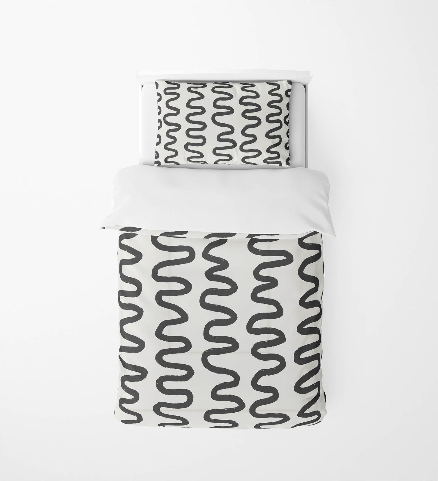 Wiggle Stripe Comforter Set