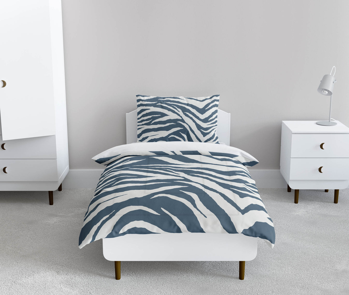 Zebra Patch Comforter Set