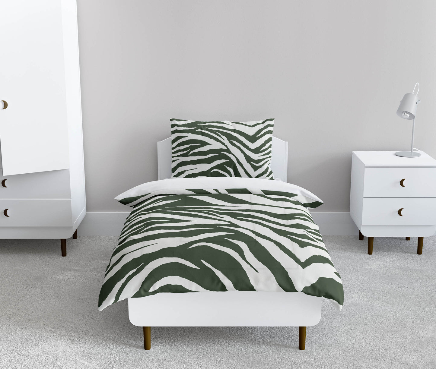 Zebra Patch Comforter Set
