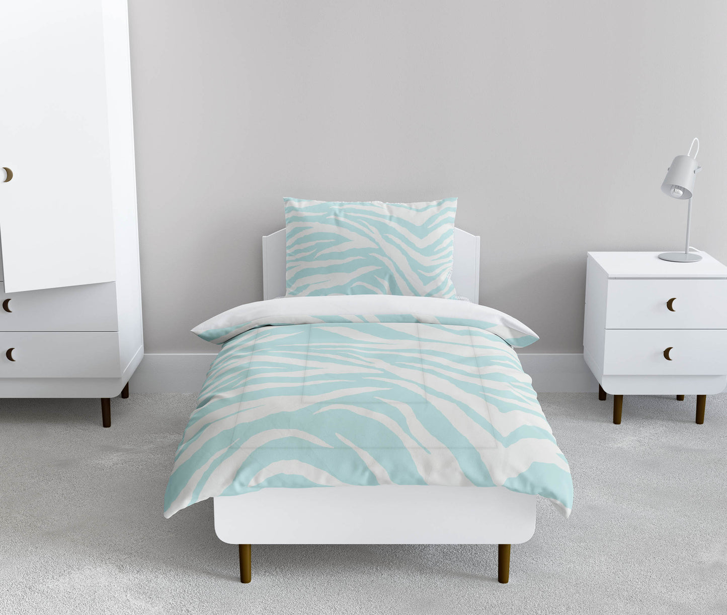 Zebra Patch Comforter Set