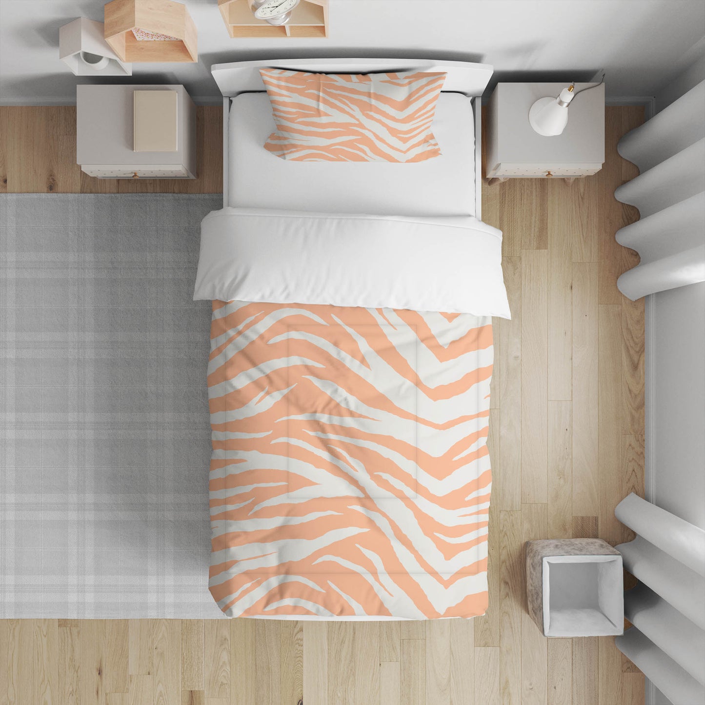 Zebra Patch Comforter Set