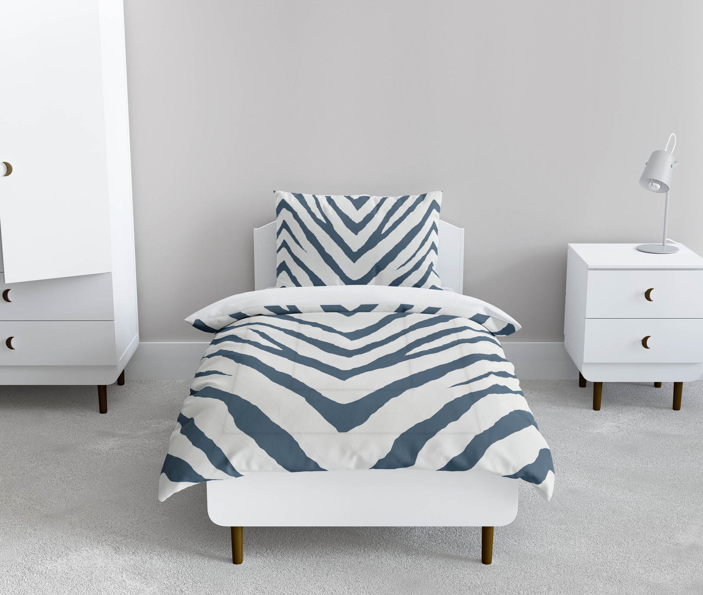 Zebra Stripe Comforter Set