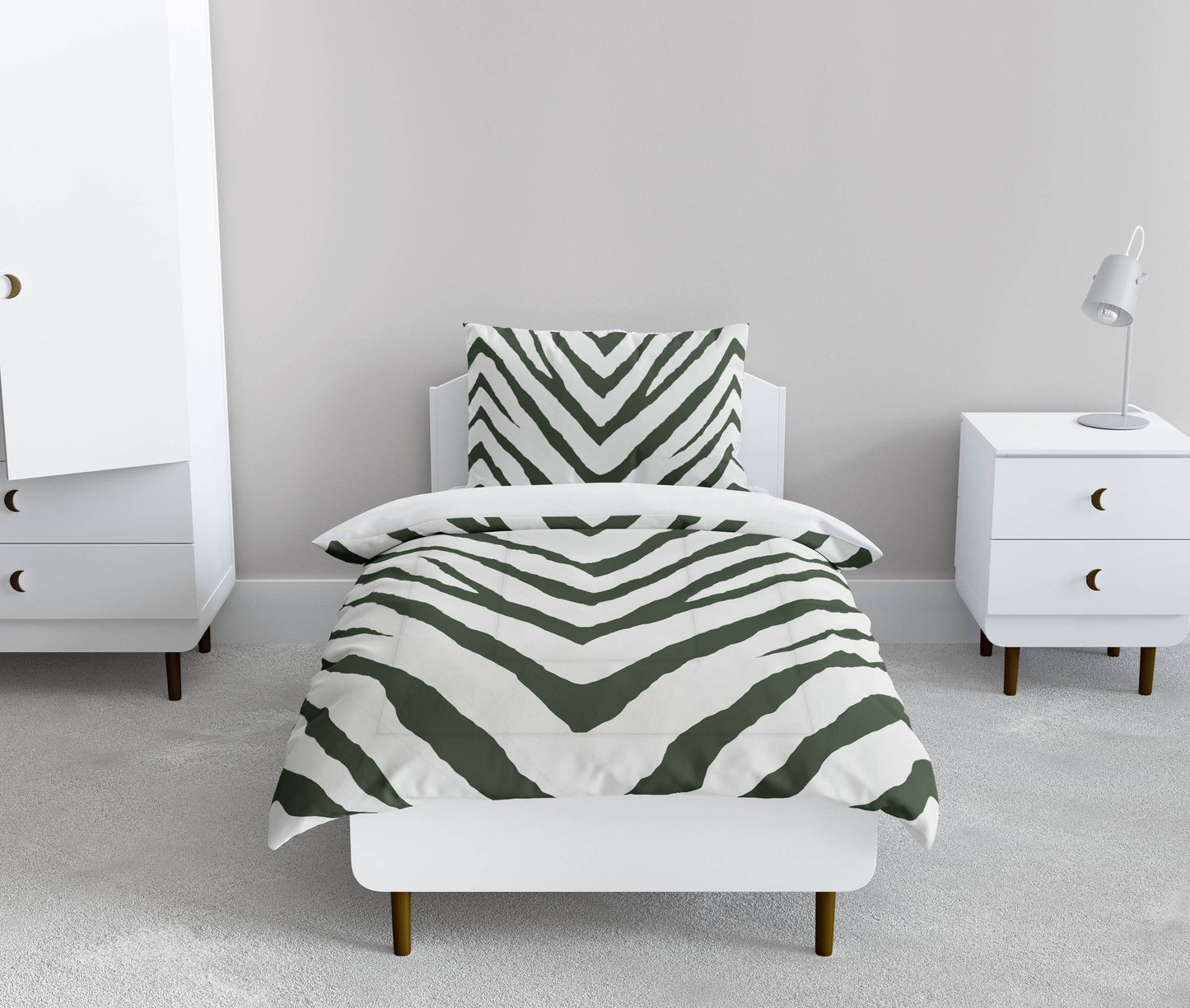 Zebra Stripe Comforter Set