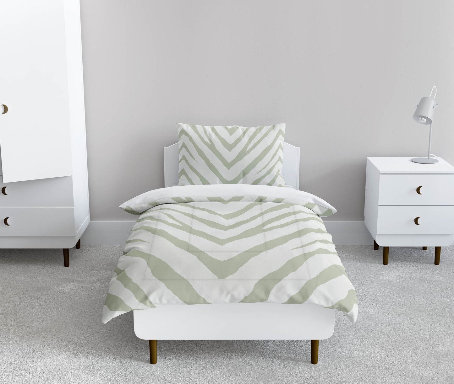 Zebra Stripe Comforter Set