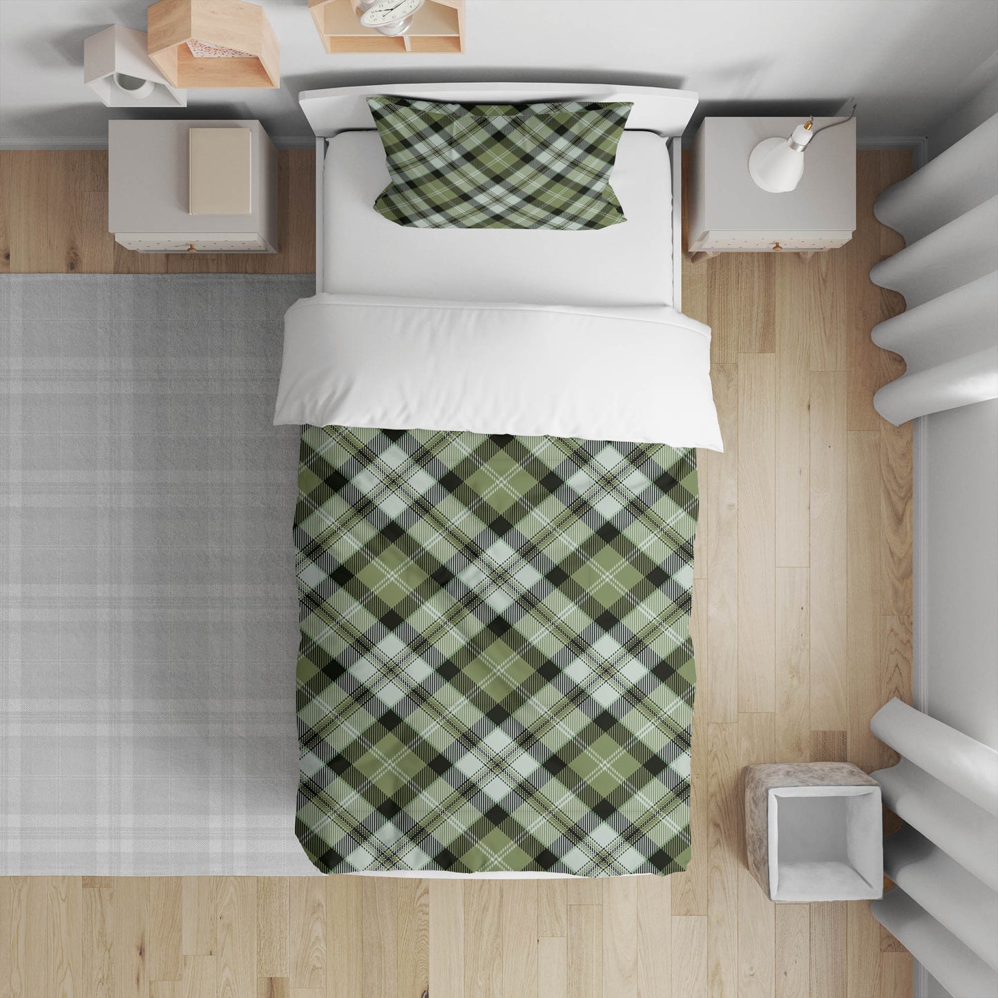 Anthony Plaid Comforter Set