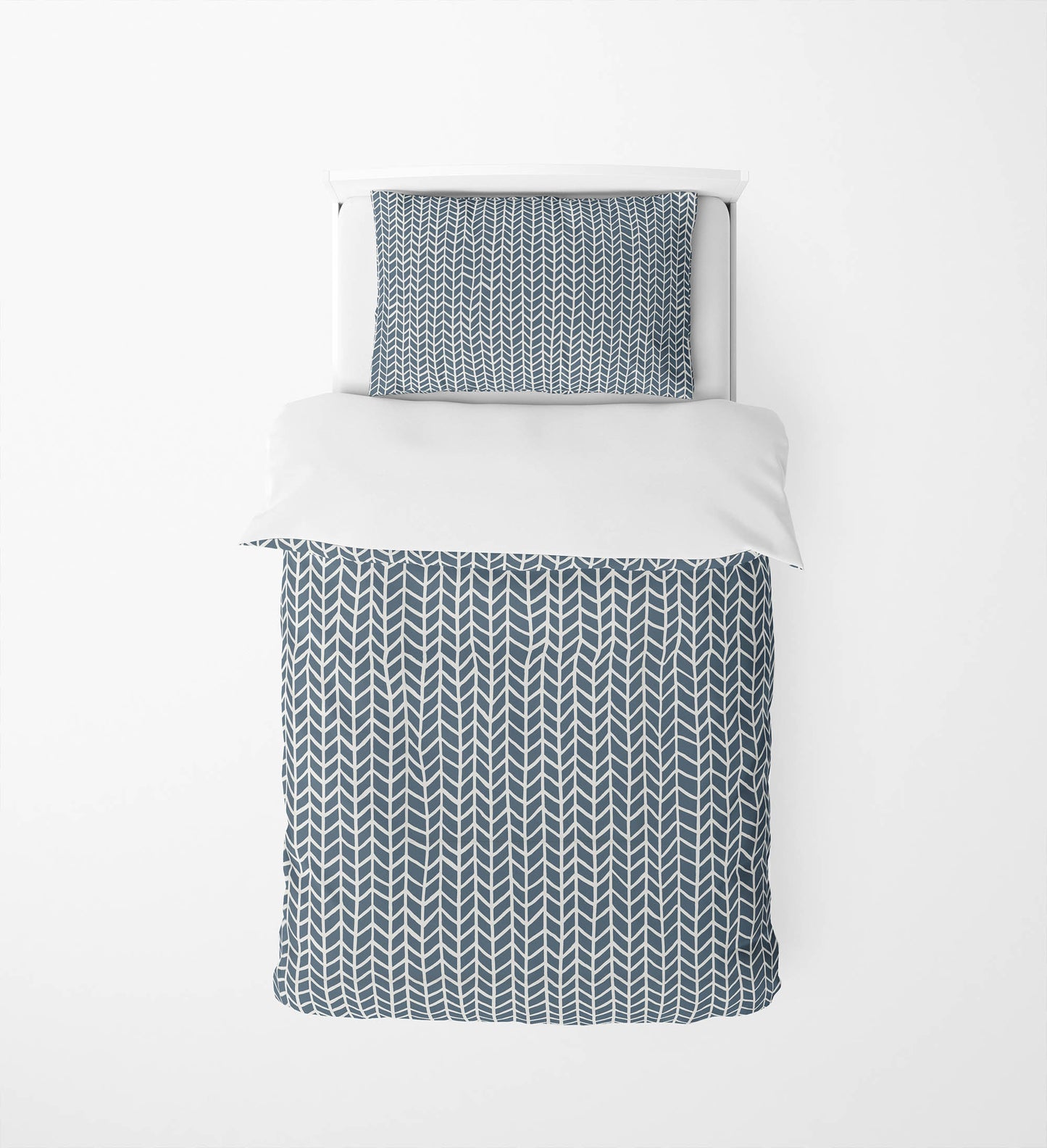Chevron Feather Comforter Set