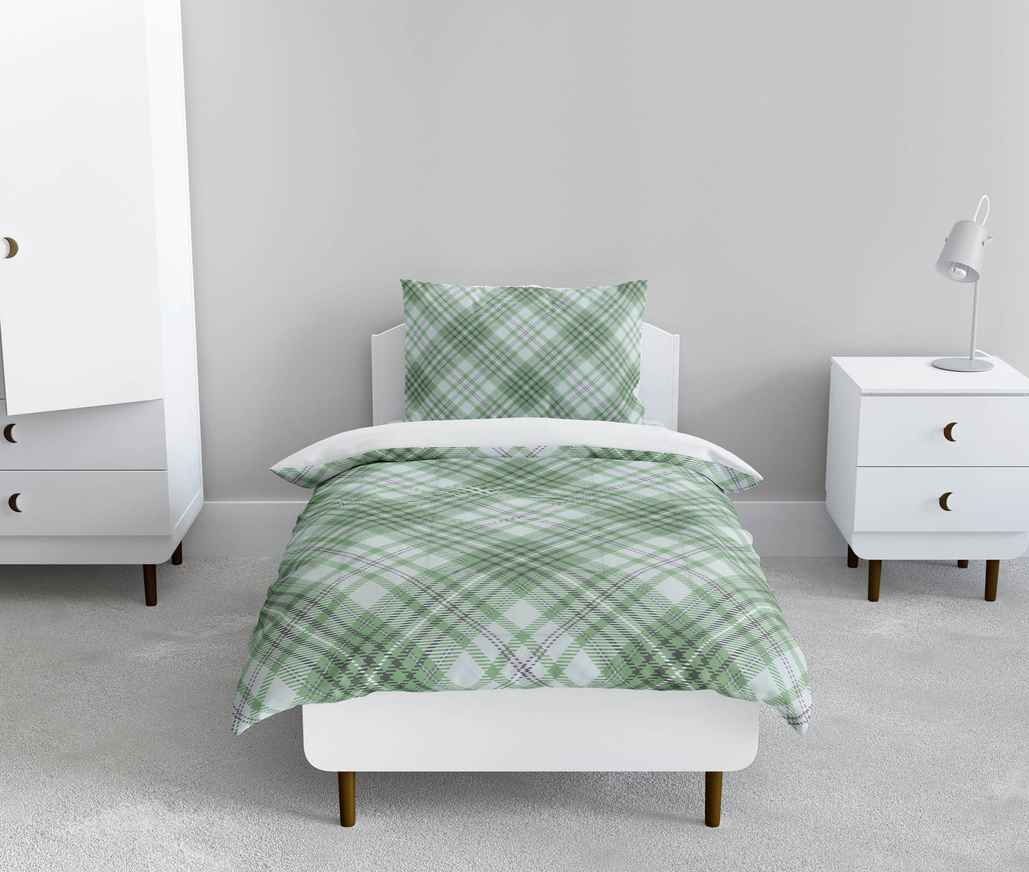 Chinny Tartan Comforter Set