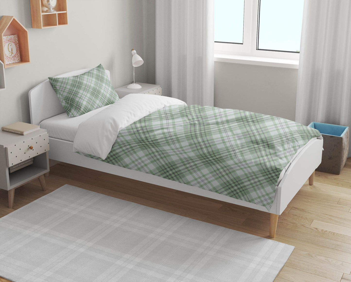 Chinny Tartan Comforter Set