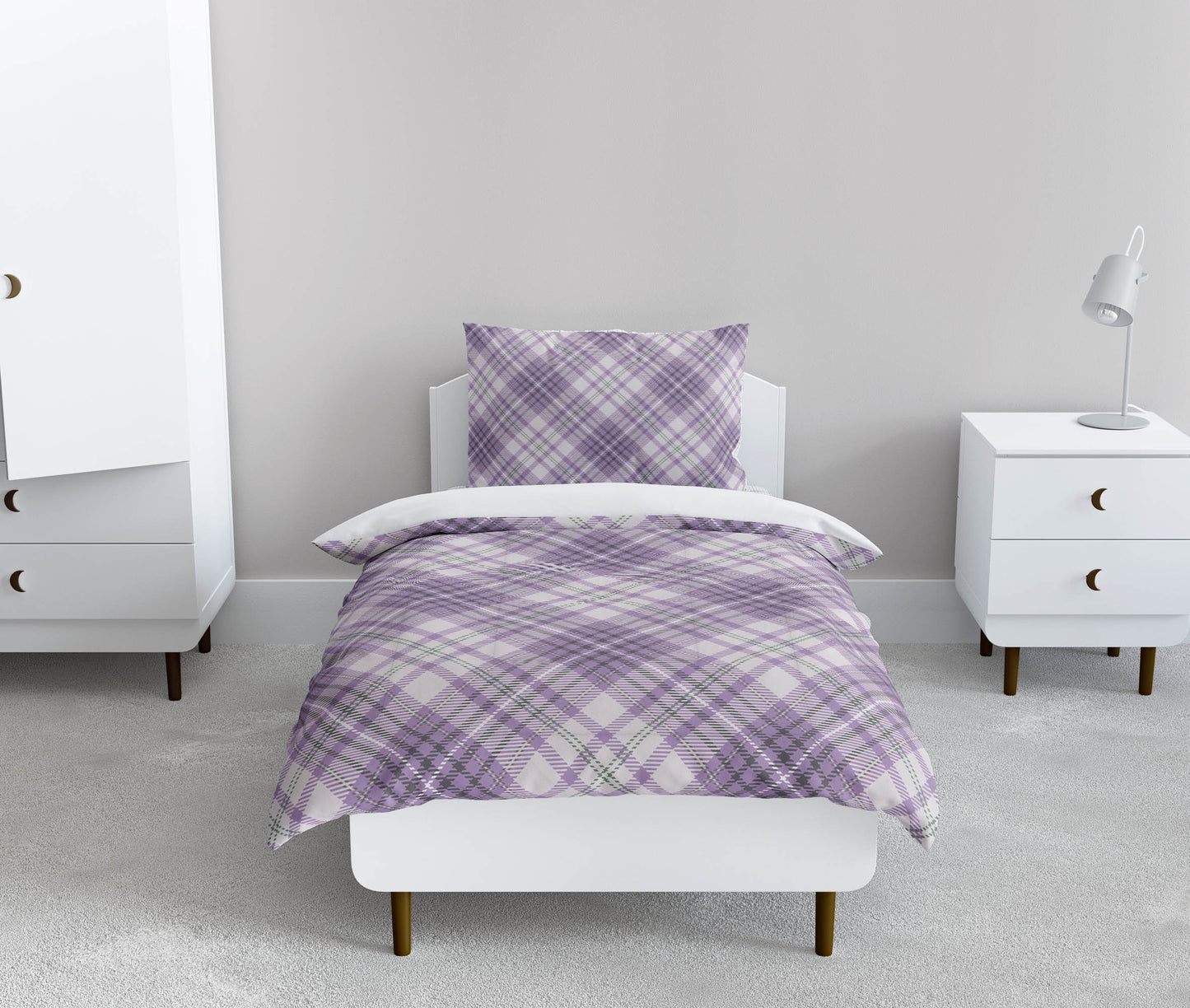 Chinny Tartan Comforter Set