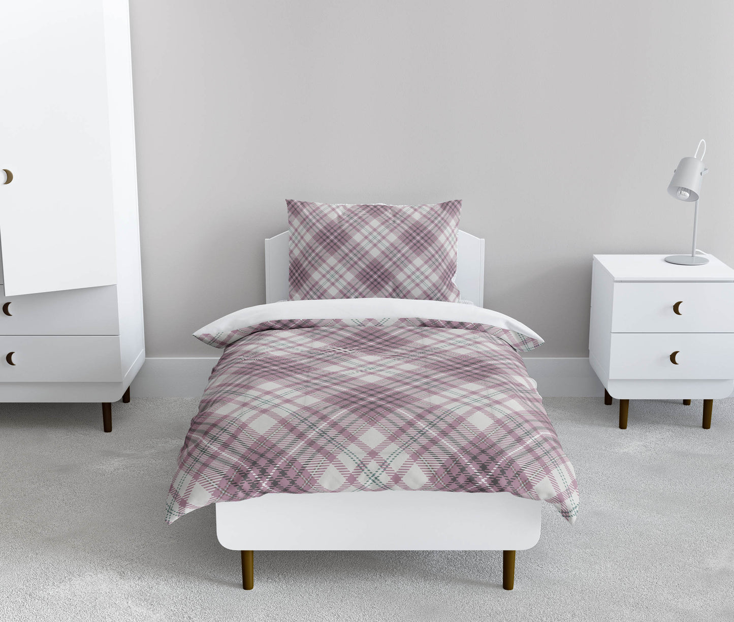 Chinny Tartan Comforter Set