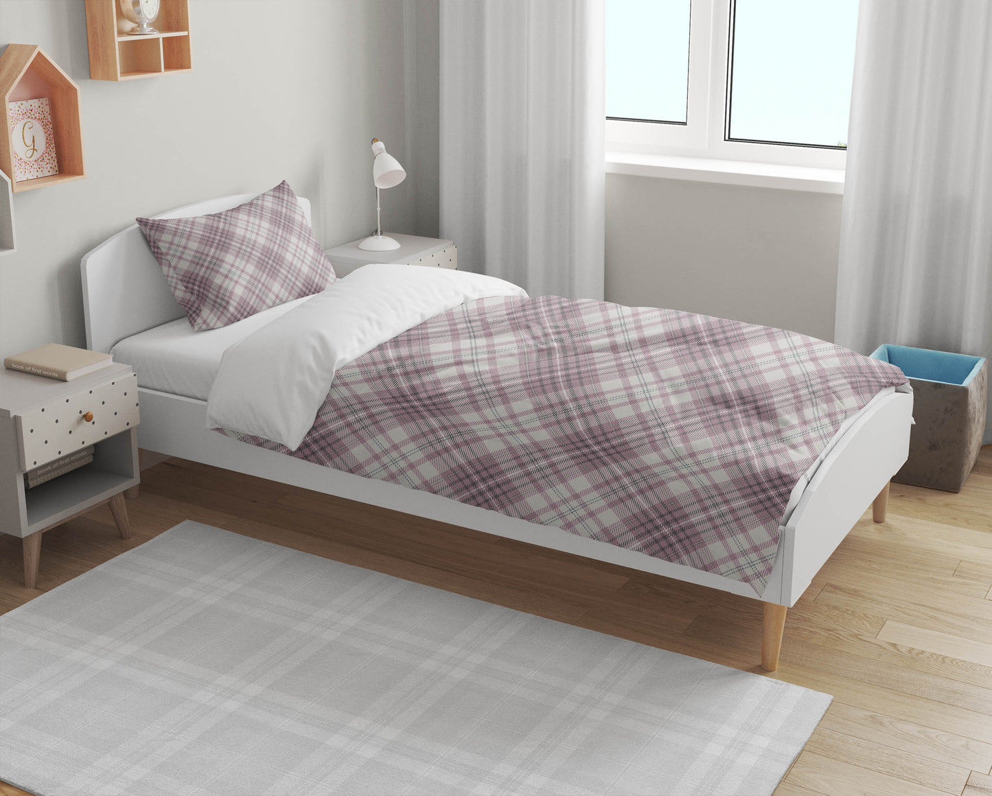 Chinny Tartan Comforter Set
