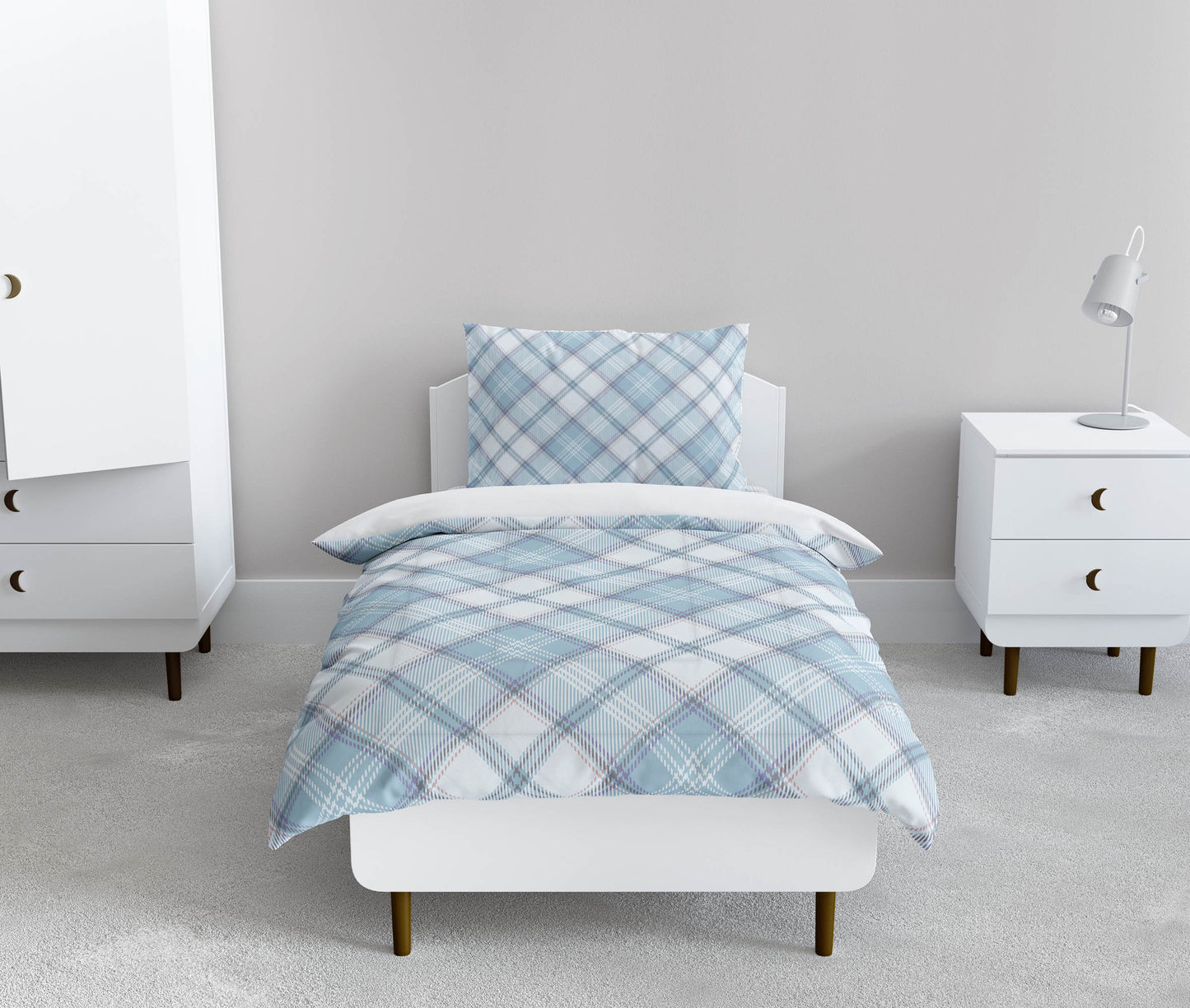 Diamond Plaid Comforter Set