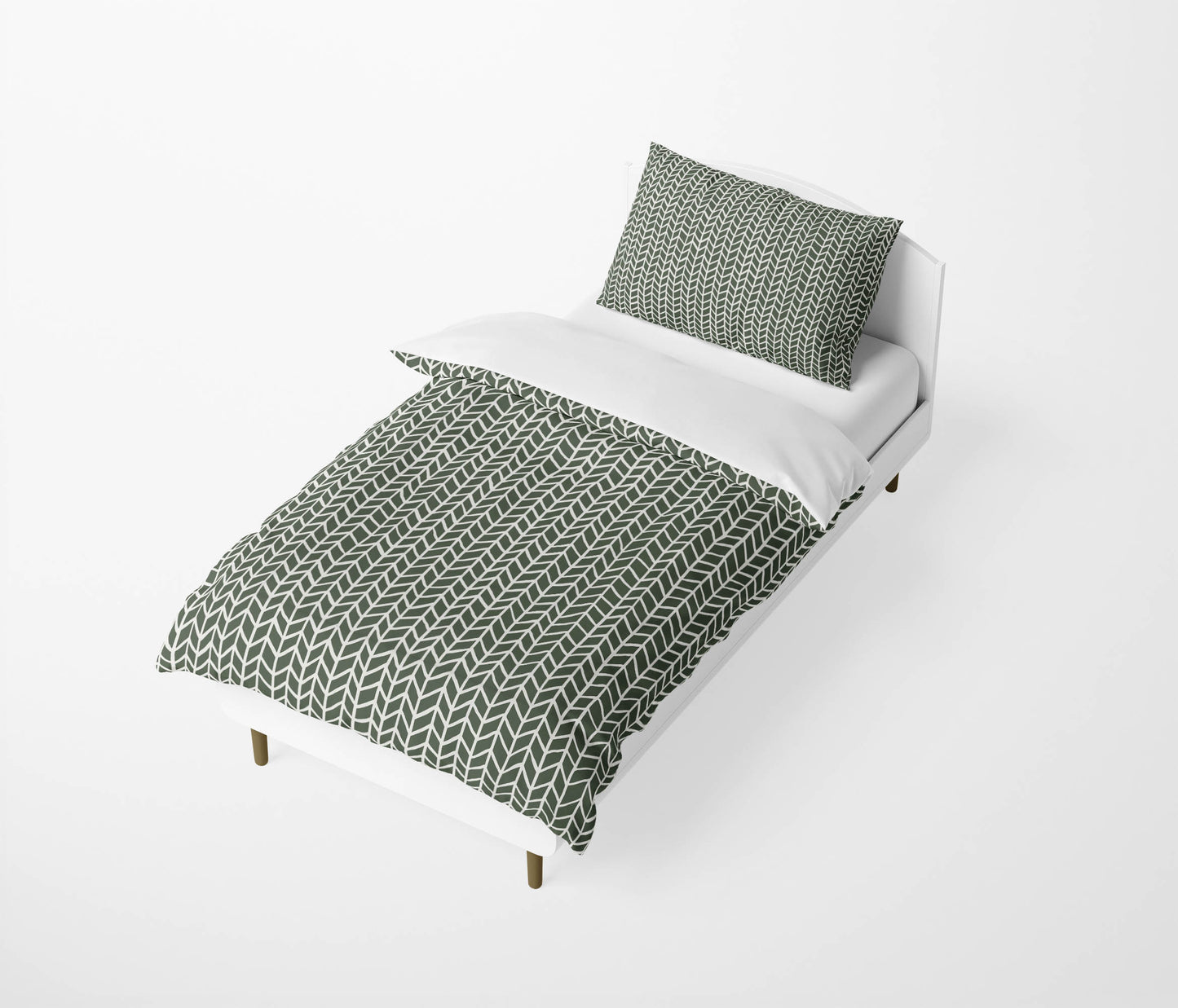 Chevron Feather Comforter Set
