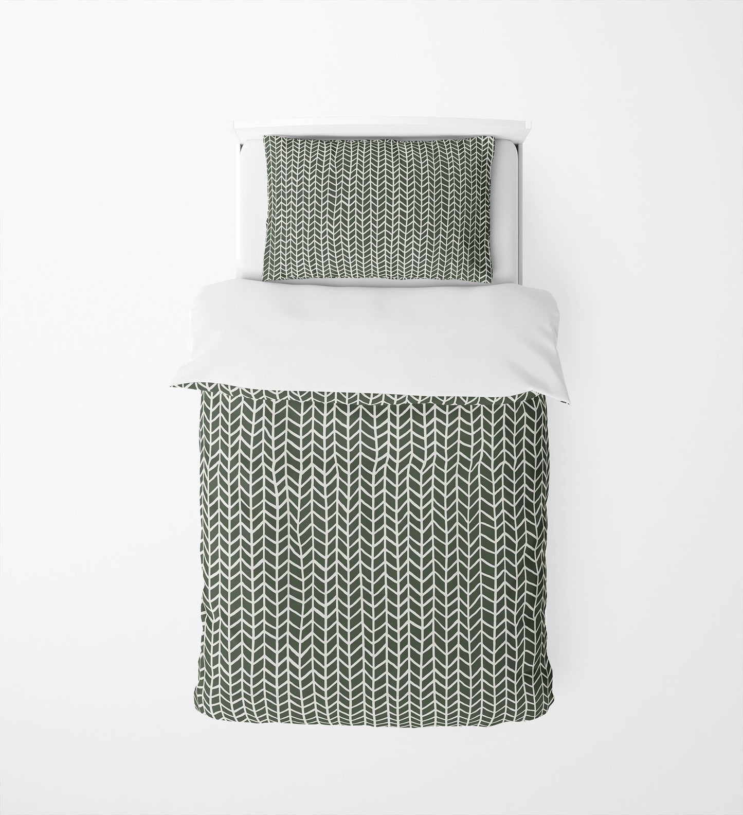 Chevron Feather Comforter Set