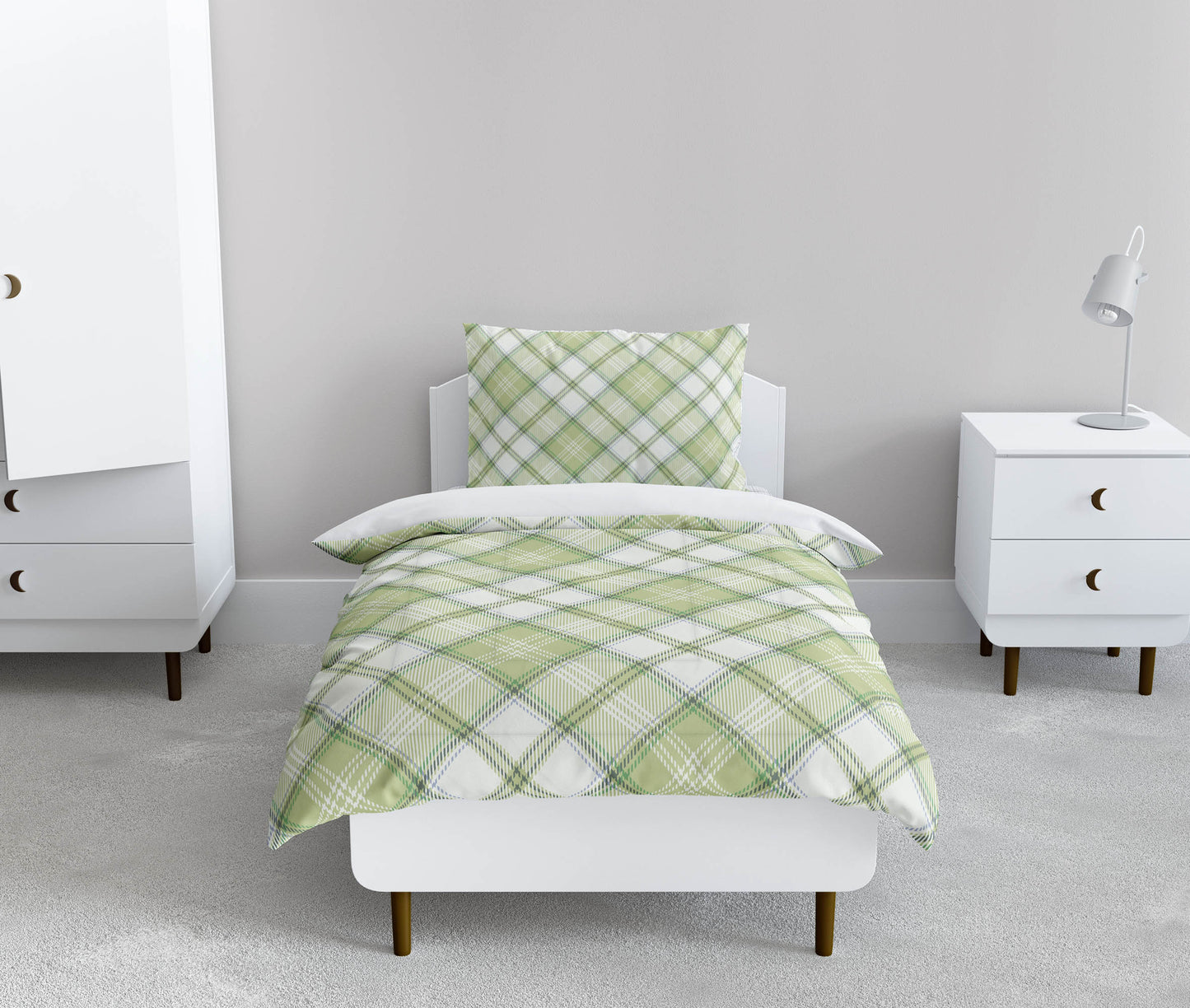 Diamond Plaid Comforter Set