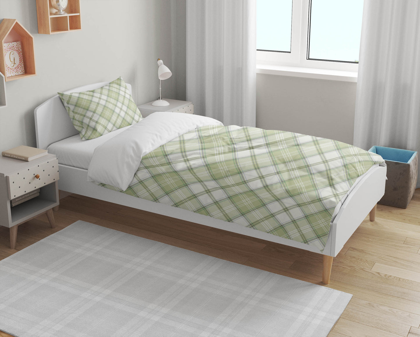 Diamond Plaid Comforter Set