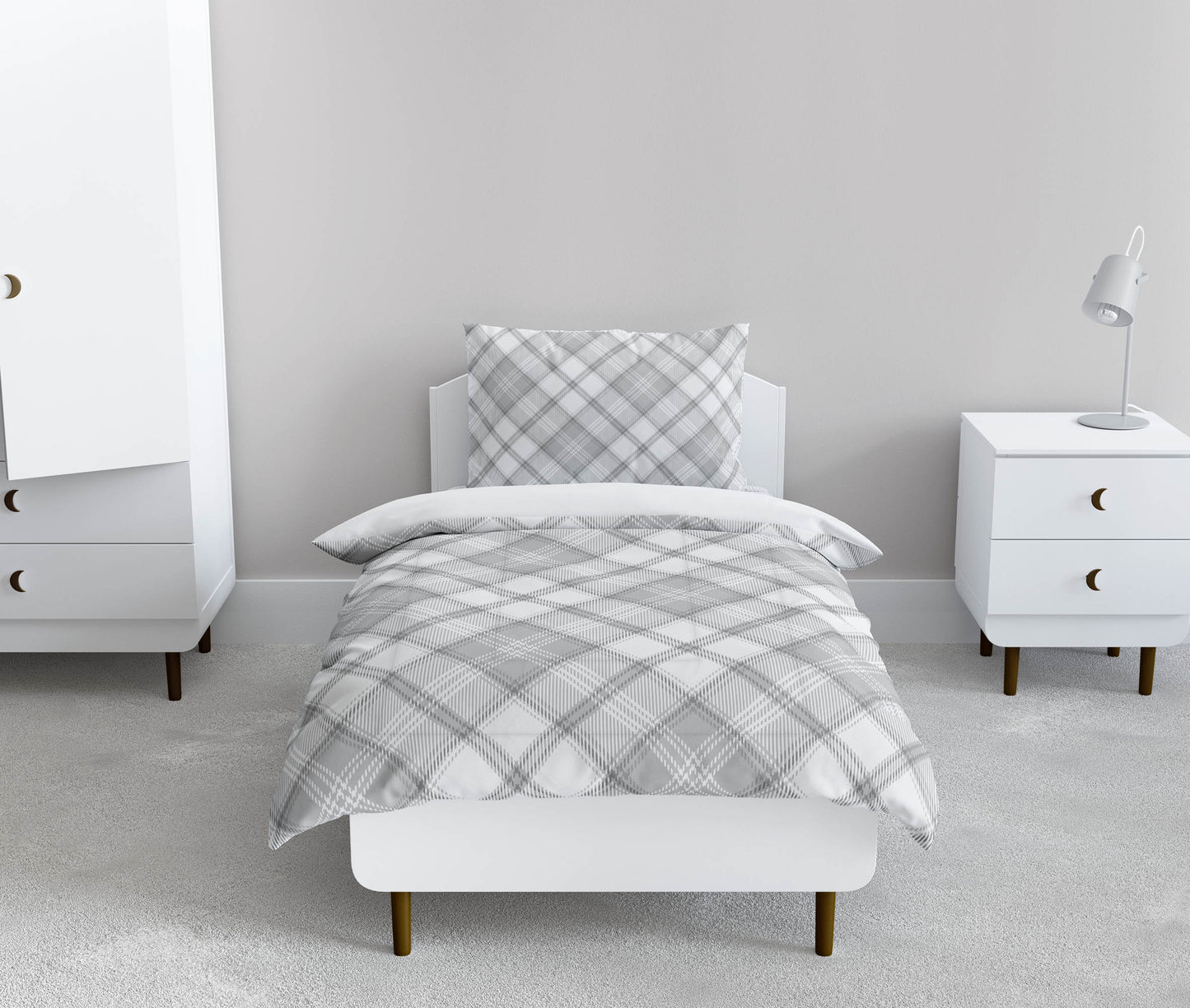 Diamond Plaid Comforter Set