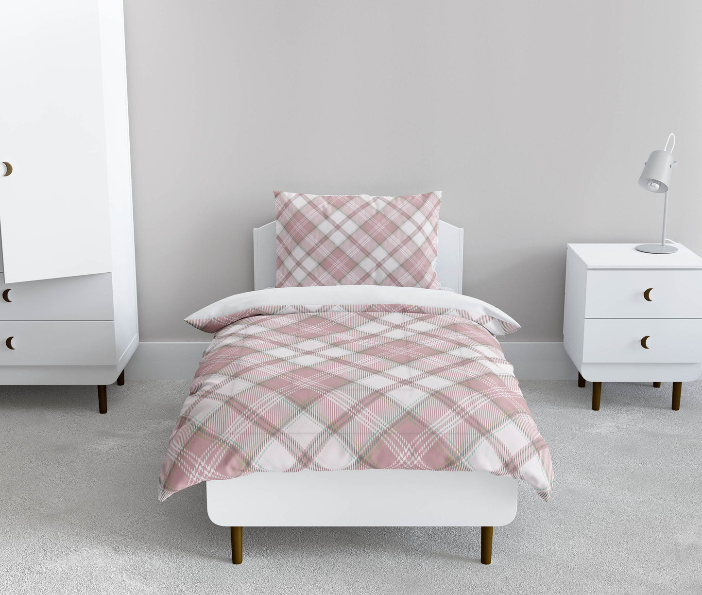 Diamond Plaid Comforter Set