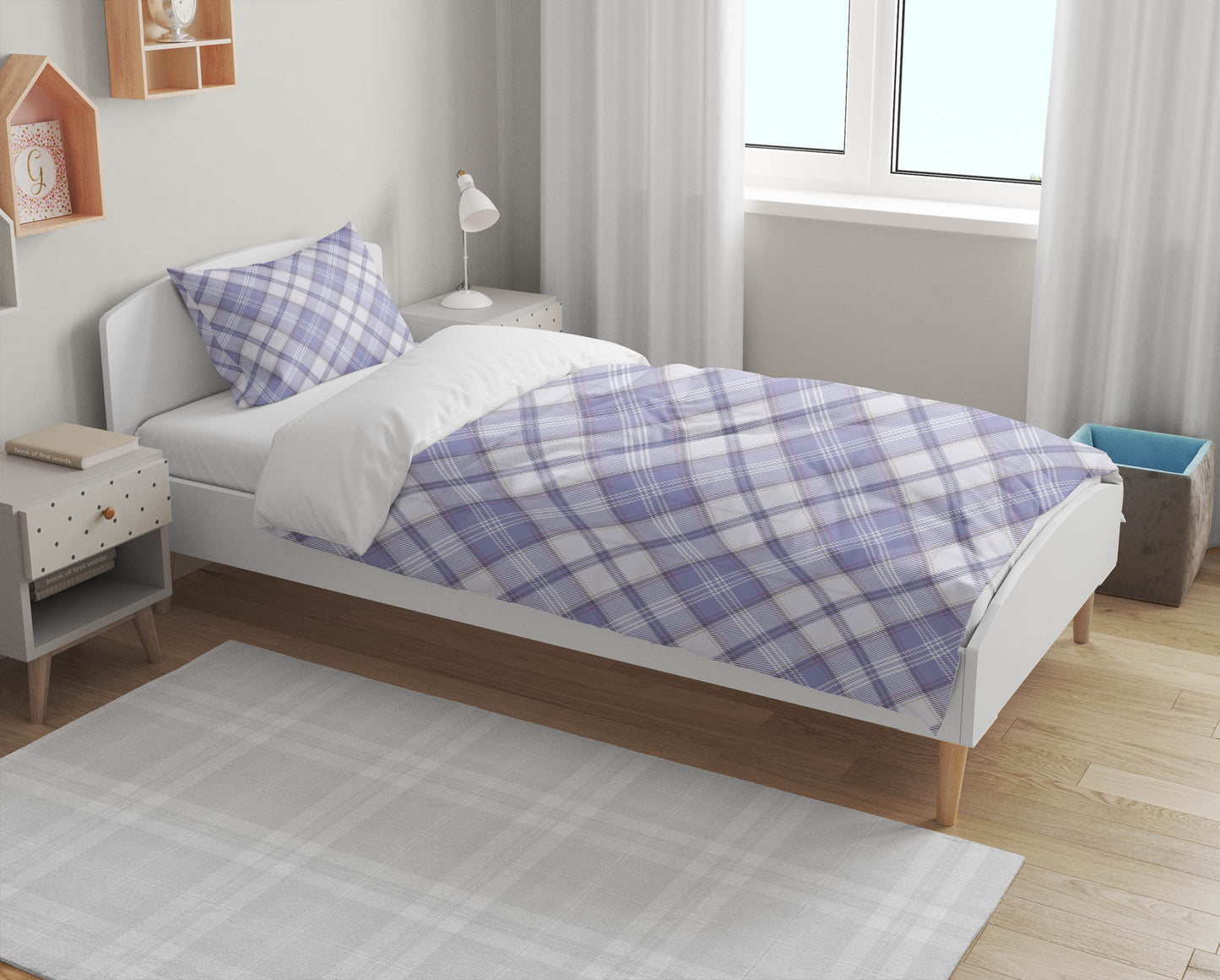 Diamond Plaid Comforter Set