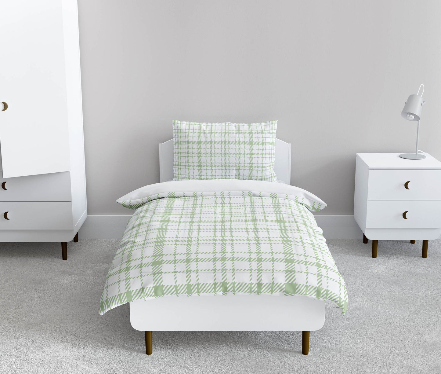 Liz Plaid Comforter Set