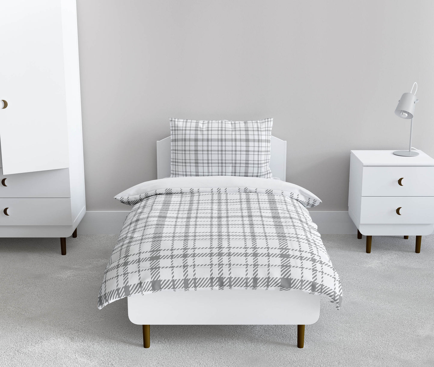Liz Plaid Comforter Set