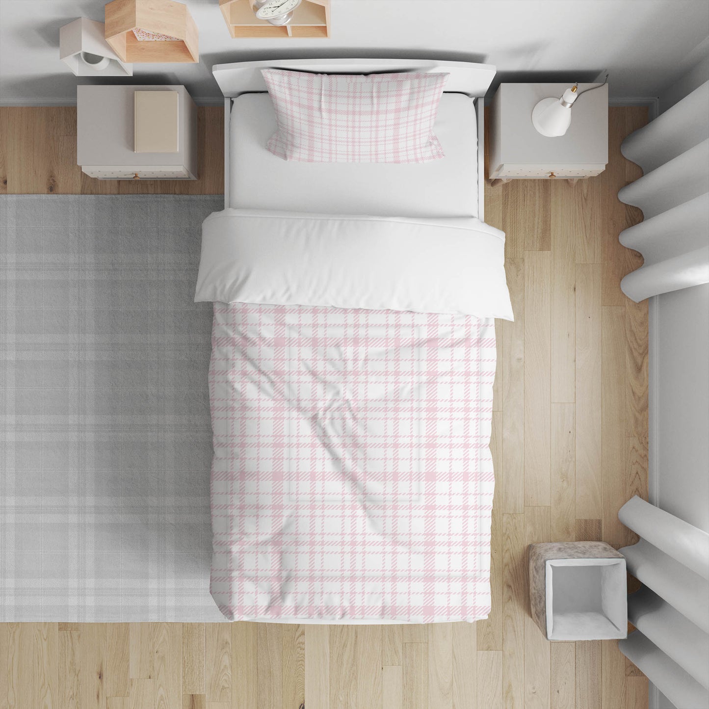 Liz Plaid Comforter Set