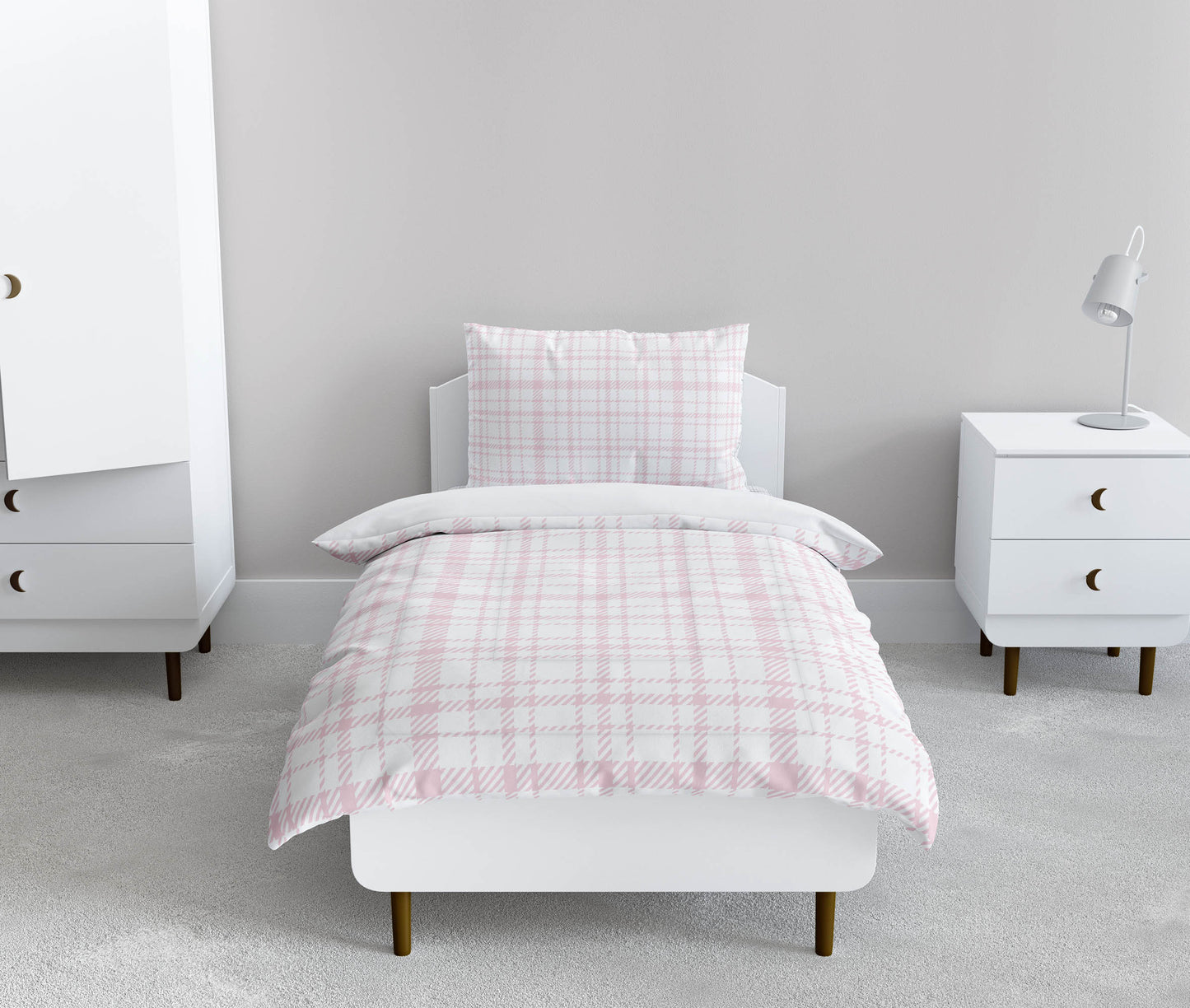 Liz Plaid Comforter Set