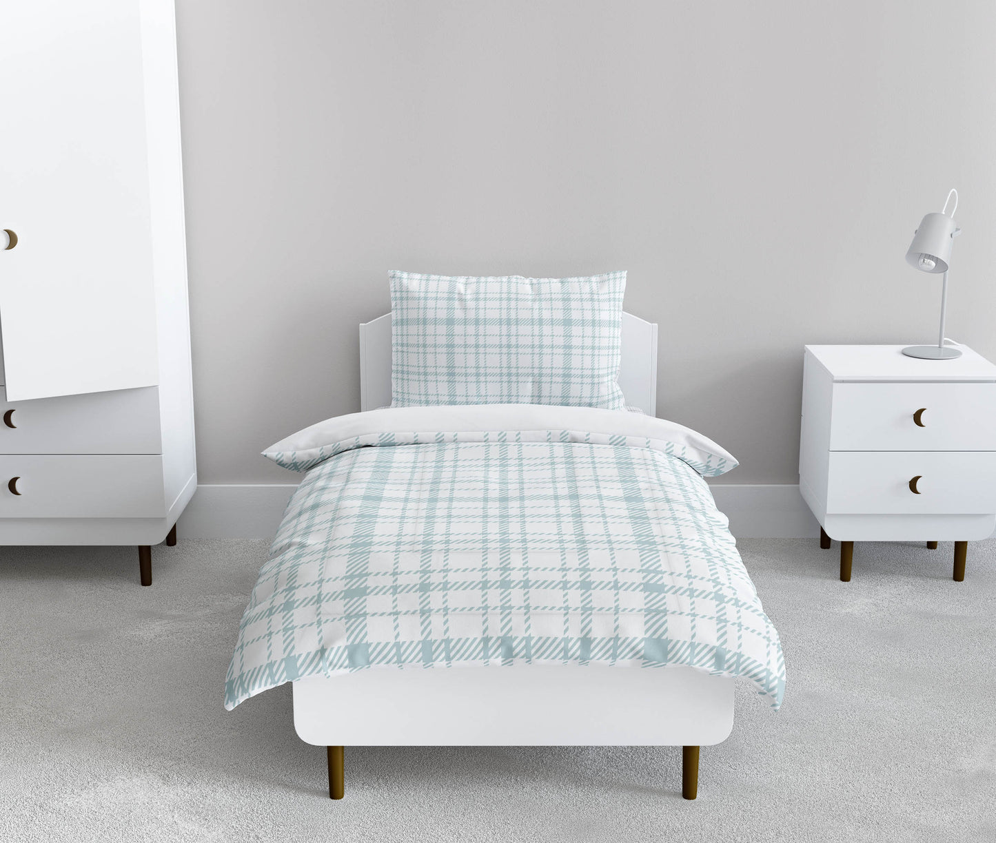 Liz Plaid Comforter Set